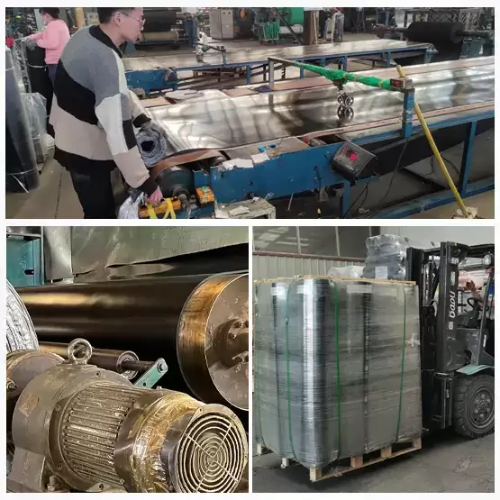 Hardness 75 1.8 specific gravity EPDM 3mm black rubber sheet