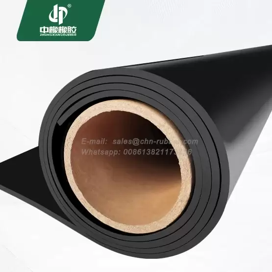 Hardness 55 Black Buna N rubber sheet