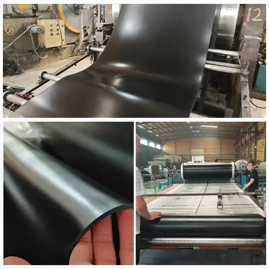Black hardness 70 NBR nitrile rubber sheet