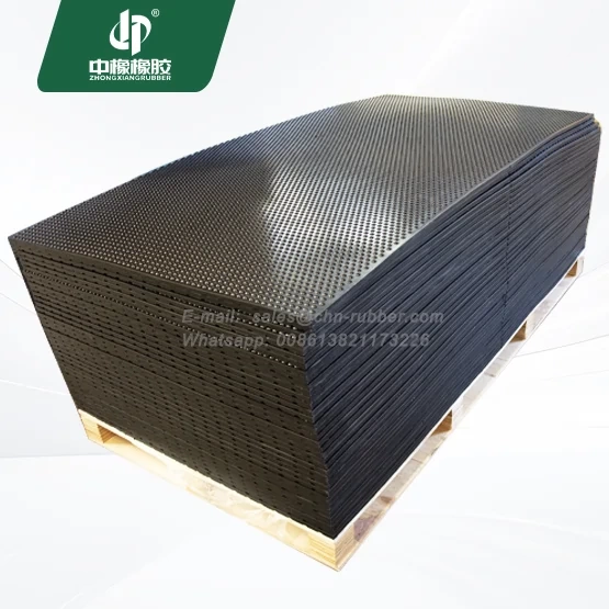 17mm 4ftx6ft Straight edge rubber mats for dairy cows