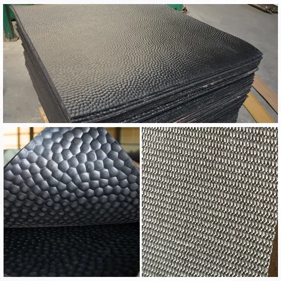 Black 8mm 10mm 1.8m width cowshed matting