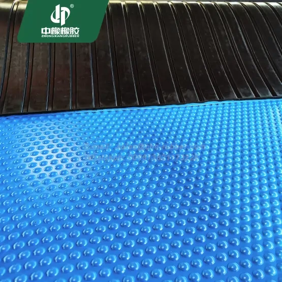 Blue color dairy farm cow mats 45kgs/PC