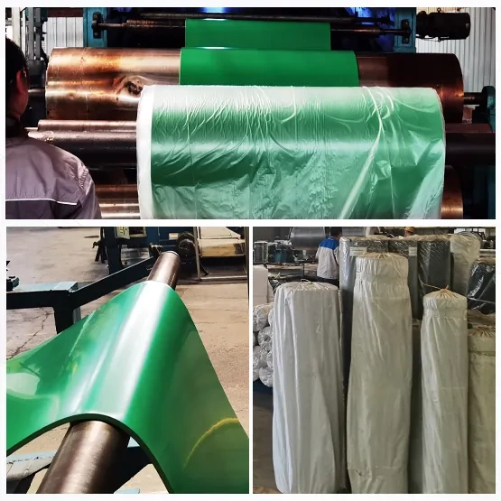 Nitrile green rubber sheet 1.7 specific gravity custom thickness
