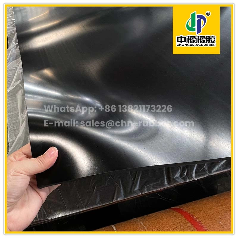 3mm x 1m x 20m Lençol de borracha com lona