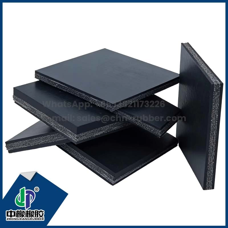 65Shore A Placa de borracha com lona