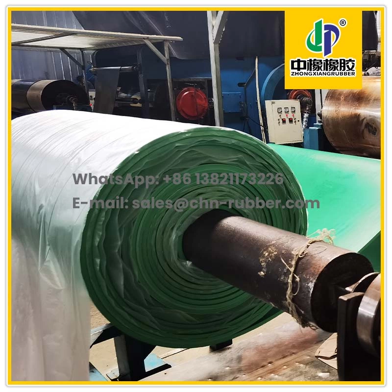 NBR verde lençol borracha 5mm 1.2mx20m