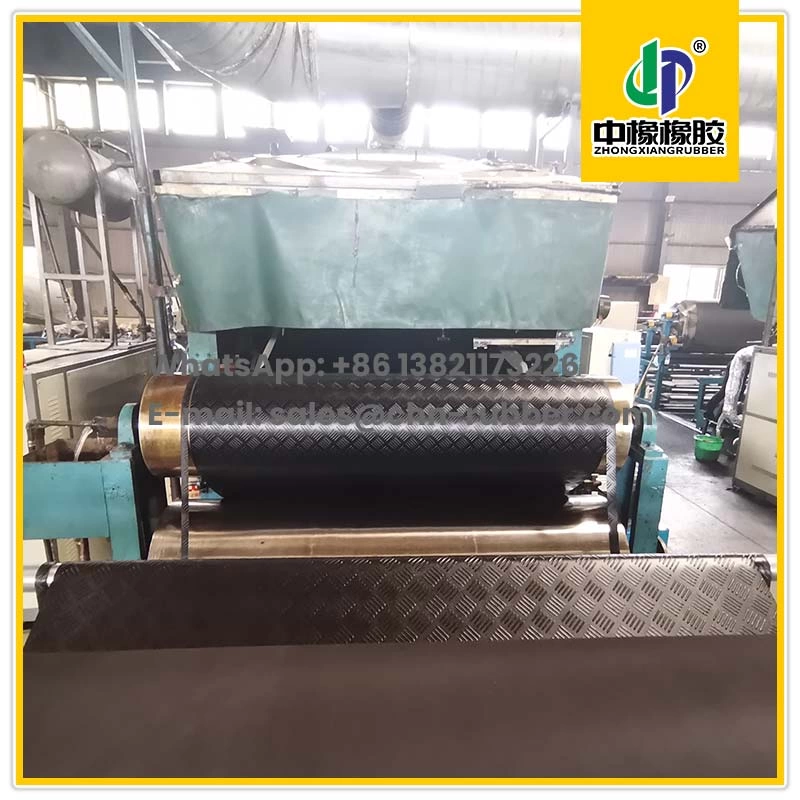 3mmx1.5mx20m Lençol piso borracha chapa xadrez