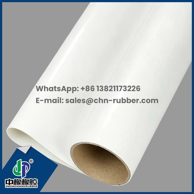 4.8mmx1mx20m Manta borracha branca