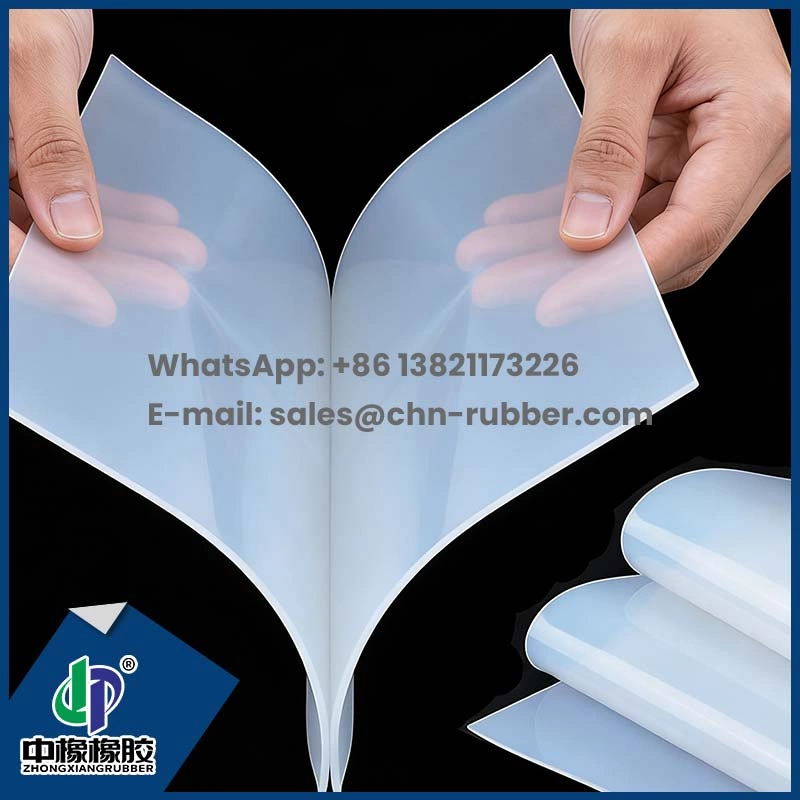 Lençol de silicone transparente 2mm-5mm