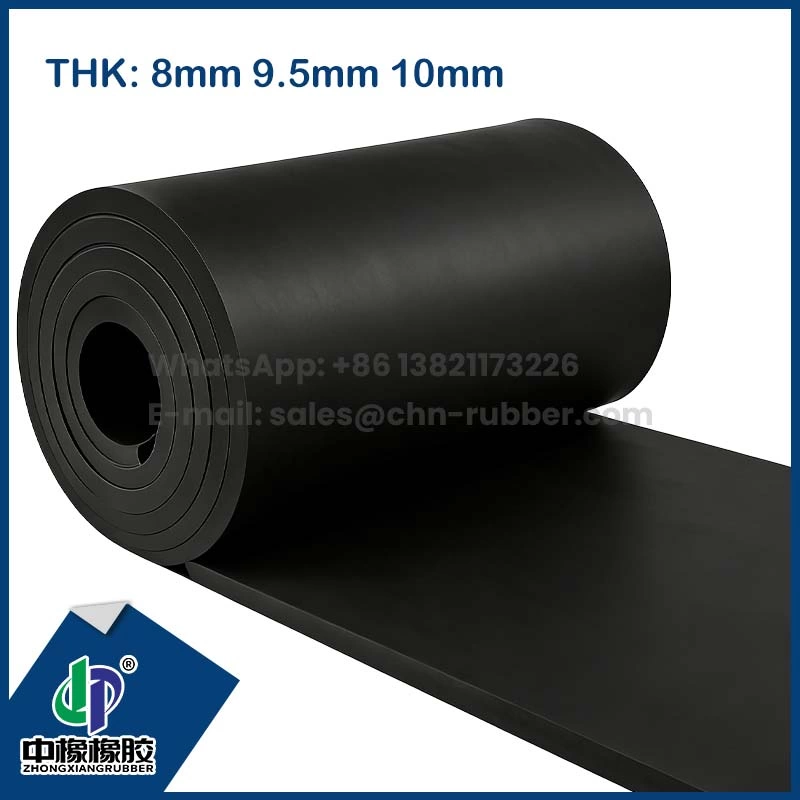 NBR 8mm 9.5mm 10mm placa de borracha