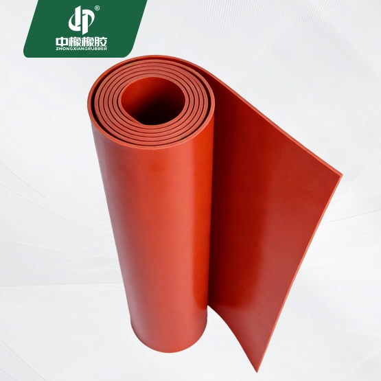 75Shore A red gasket SBR rubber sheet