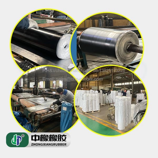 70±5Shore A Laminas de hule viton FKM