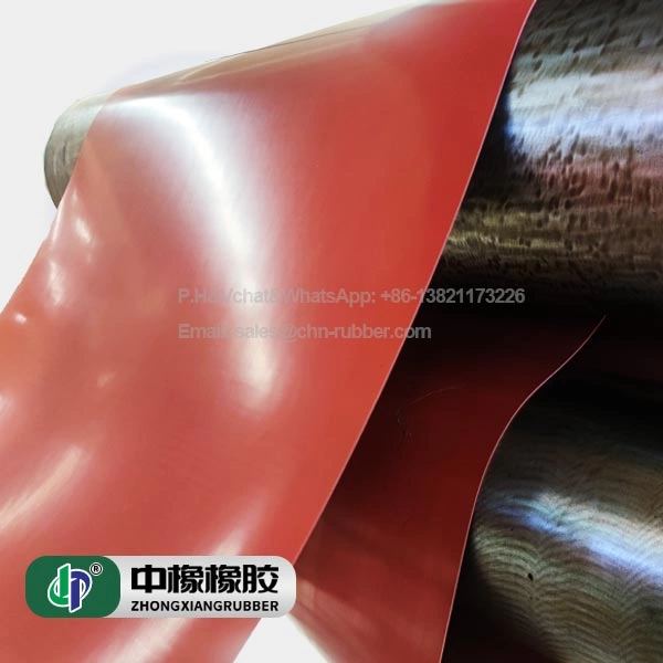 75+/-5Shore A rollos de goma industrial de SBR