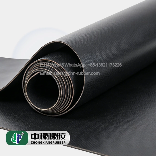 SBR NBR EPDM CR NR FKM Planchas con Tela