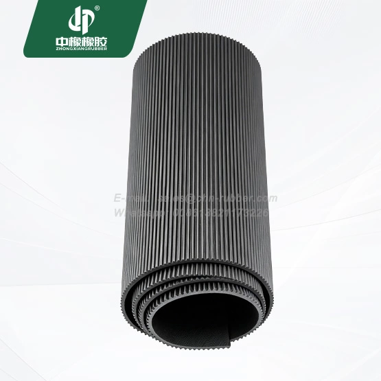 3mm /5mm Insulation deep v ribbed rubber matting