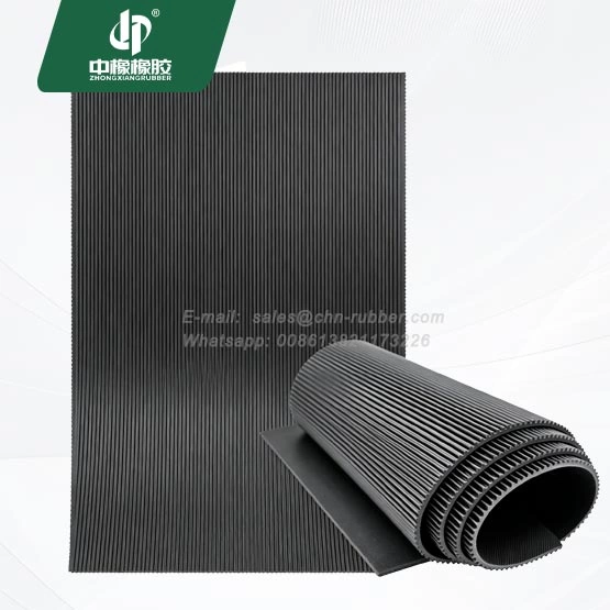 3mm /5mm Insulation deep v ribbed rubber matting